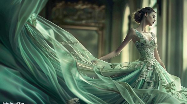 Robe vert d'eau : Élégance pour toutes les occasions